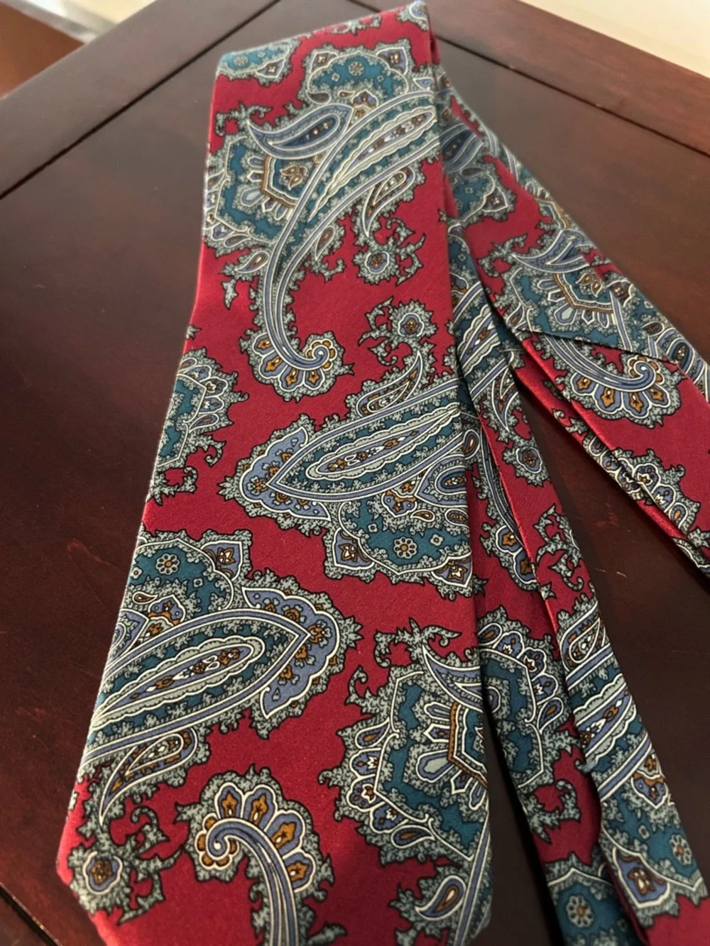 Charing Cross Classic Paisley Burgundy Men's Tie